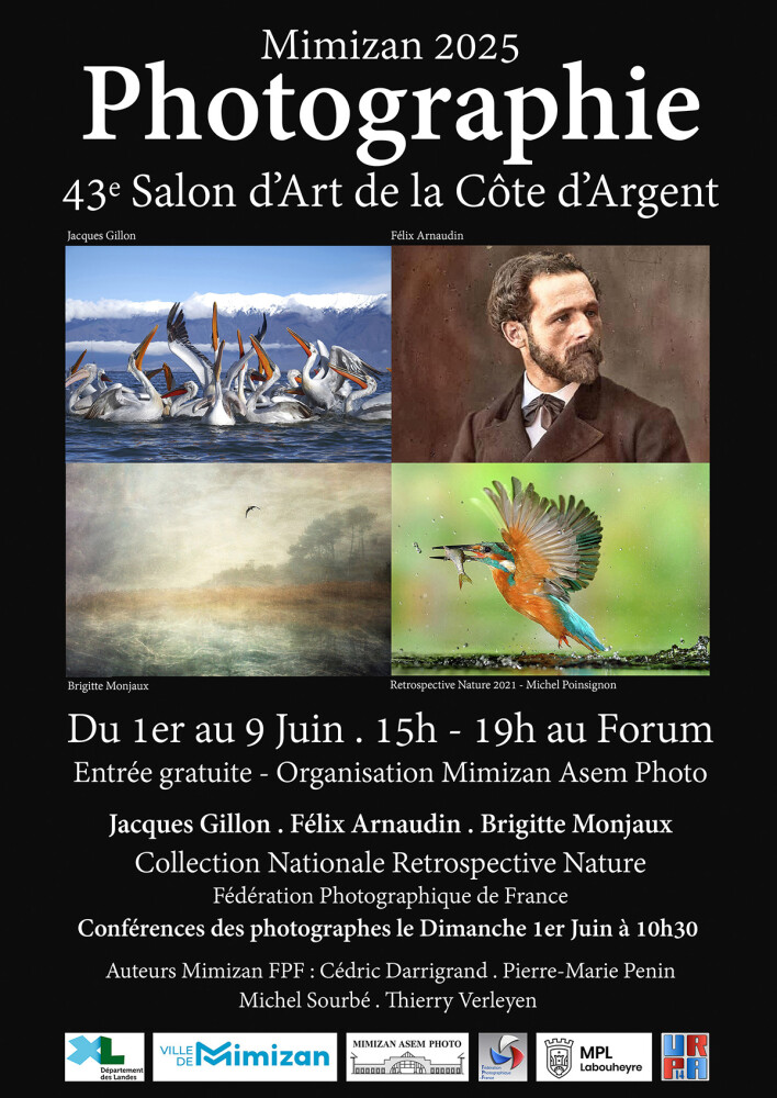 Affiche 25ème Salon Photo Mimizan